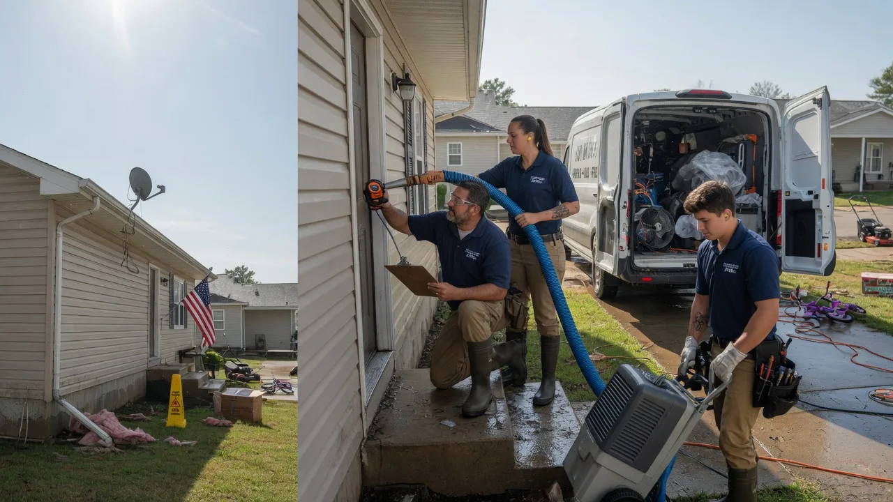 Ceiling Water Damage Restoration in Ogden, IL near me